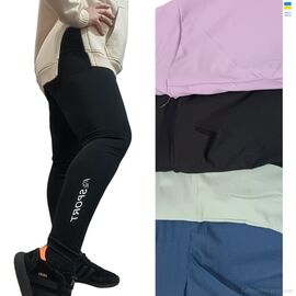 Фотография Лосинсы женские Весна/осень 013 mix (12 шт. р.сетка 42-48) "Sport style" недорого оптом от прямого поставщика