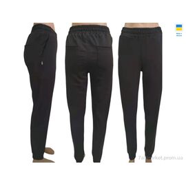 Фотография Спортивные брюки женские Весна/осень 1034 чорний (4 шт. р.сетка S-XL) "Sport style" недорого оптом от прямого поставщика
