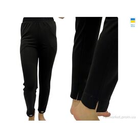 Фотография Спортивные брюки женские Весна/осень 1045 чорний (4 шт. р.сетка S-XL) "Sport style" недорого оптом от прямого поставщика