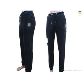 Фотография Спортивные брюки женские Весна/осень 33019 чорний (4 шт. р.сетка S-XL) "Sport style" недорого оптом от прямого поставщика