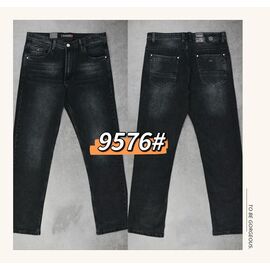 Джинси чоловічі 9576 black р.36-46 "God Baron" недорого оптом від прямого постачальника