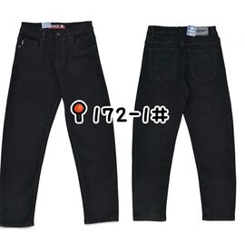 Джинси чоловічі 172-1 black р.28-36 "God Baron" недорого оптом від прямого постачальника