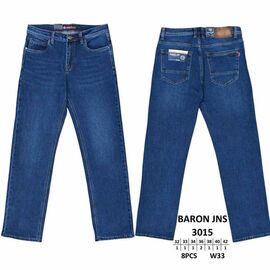 Джинси чоловічі 3015 blue р.32-42 "God Baron" недорого оптом від прямого постачальника