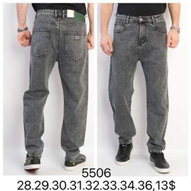 Джинси чоловічі 5506 grey р.28-36 "God Baron" недорого оптом від прямого постачальника
