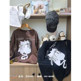 Фотография Свитер детский на девочку 2142 brown р.120-160 "Major" недорого оптом от прямого поставщика