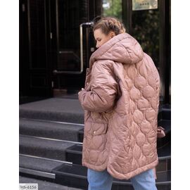 Жіноча куртка плащівка на синтипоні з капюшоном. р.50-52;54-56;58-60 (4кол.) "LETTI" купити недорого від прямого постачальника