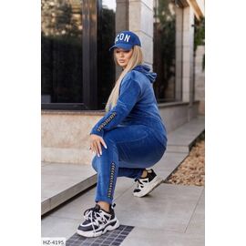 Фотография Женский прогулочный костюм со штанами большие размеры р.50-52;54-56;58-60;62-64 (5цв) "LETTI" купить недорого от прямого поставщика