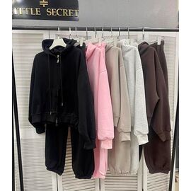 Фотография Костюм спортивный женский тёплый 9992 pink р.M-XL "Little Secret" недорого оптом от прямого поставщика