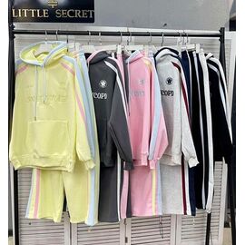 Фотография Костюм спортивный женский тёплый 19983 yellow р.M-XL "Little Secret" недорого оптом от прямого поставщика