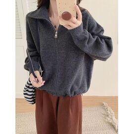 Фотография Кофта спортивная женская тёплая 780 d.grey р.one size "Little Secret" недорого оптом от прямого поставщика