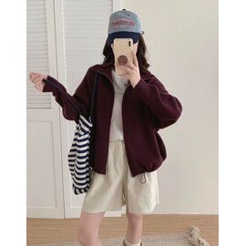 Фотография Кофта спортивная женская тёплая 780 wine р.one size "Little Secret" недорого оптом от прямого поставщика