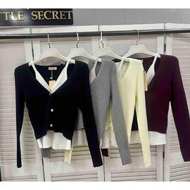 Фотография Кофта женская тёплая 380 l.yellow р.one size "Little Secret" недорого оптом от прямого поставщика