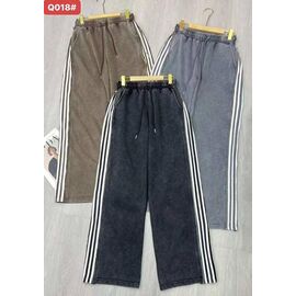 Фотография Штаны женские QL108 grey р.M-XL "FLORA" недорого оптом от прямого поставщика