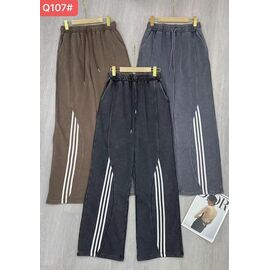 Фотография Штаны женские QL107 grey р.M-XL "FLORA" недорого оптом от прямого поставщика