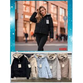 Куртка жіноча демісезонна 858 d.beige р.M-2XL "FLORA" недорого оптом від прямого постачальника