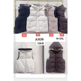 Фотография Жилетка женская 626-48 black р.M-2XL "FLORA" недорого оптом от прямого поставщика