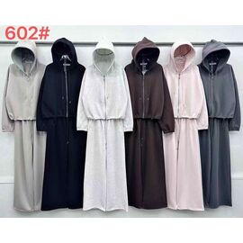 Фотография Костюм спортивный женский тёплый 602 l.grey р.M-XL "FLORA" недорого оптом от прямого поставщика