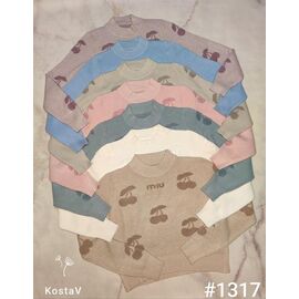 Фотография Свитер женский 1317 mix р.44-48 "FLORA" недорого оптом от прямого поставщика