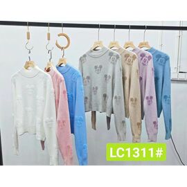 Фотография Свитер женский 1311 mix р.44-48 "FLORA" недорого оптом от прямого поставщика