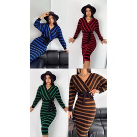 Фотография Платье женское 050 orange р.S-XL "BAMBIN" недорого оптом от прямого поставщика