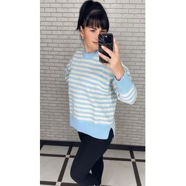 Фотография Свитер женский 1126 l.blue р.44-52 "BAMBIN" недорого оптом от прямого поставщика