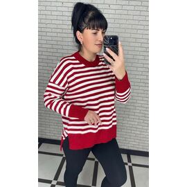 Фотография Свитер женский 1126 wine р.44-52 "BAMBIN" недорого оптом от прямого поставщика