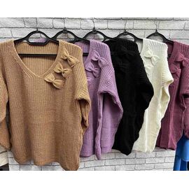 Фотография Платье тёплое женское 2513 lilac р.44-48 "BAMBIN" недорого оптом от прямого поставщика