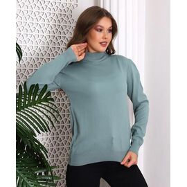 Фотография Свитер женский 3406 mint р.42-52 "BAMBIN" недорого оптом от прямого поставщика