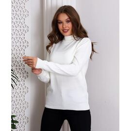 Фотография Свитер женский 3406 white р.42-52 "BAMBIN" недорого оптом от прямого поставщика