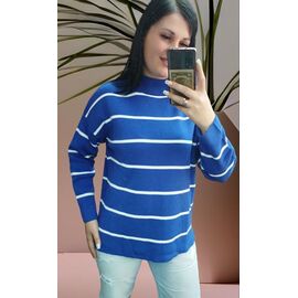 Фотография Свитер женский 9090 blue р.44-50 "BAMBIN" недорого оптом от прямого поставщика