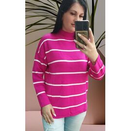 Фотография Свитер женский 9090 crimson р.44-50 "BAMBIN" недорого оптом от прямого поставщика