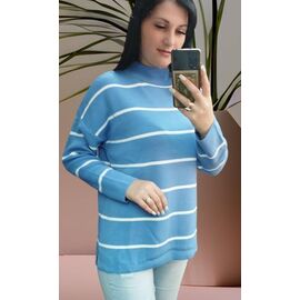 Фотография Свитер женский 9090 l.blue р.44-50 "BAMBIN" недорого оптом от прямого поставщика