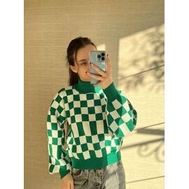 Фотография Свитер женский SH1 green р.44-48 "BAMBIN" недорого оптом от прямого поставщика