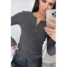 Фотография Кофта женская тёплая LR1000 d.grey р.42-48 "Lora" недорого оптом от прямого поставщика