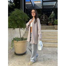 Фотография Кардиган женский 4242 beige р.42-48 "BONJOUR" недорого оптом от прямого поставщика