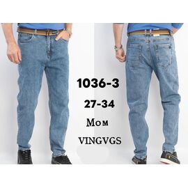 Джинси чоловічі 1036-3 l.blue р.27-34 "Vingvgs" недорого оптом від прямого постачальника