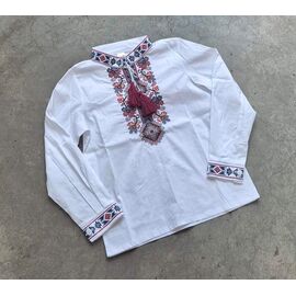 Фотография Вышиванка детская на мальчика DD103 white р.152-176 "Limerense" недорого оптом от прямого поставщика