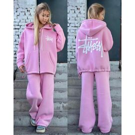 Костюм дитячий спортивний на дівчинку KR352 pink р.32-42 "Karolina" недорого оптом від прямого постачальника