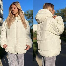 Фотография Курка детская зимняя на девочку KR367 beige р.32-42 "Karolina" недорого оптом от прямого поставщика