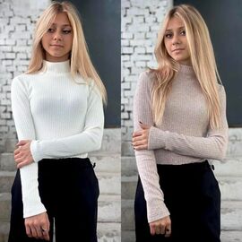 Фотография Гольф детский на девочку KR379 beige р.34-42 "Karolina" недорого оптом от прямого поставщика