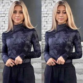 Фотография Гольф детский на девочку KR386 grey р.34-42 "Karolina" недорого оптом от прямого поставщика