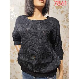 Фотография Свитер женский 7861 black р.50-60 "LIDA" недорого оптом от прямого поставщика