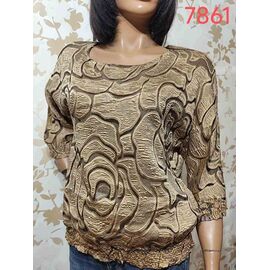 Фотография Свитер женский 7861 beige р.50-60 "LIDA" недорого оптом от прямого поставщика