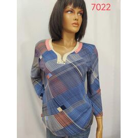 Фотография Свитер женский 7022 blue р.52-62 "LIDA" недорого оптом от прямого поставщика