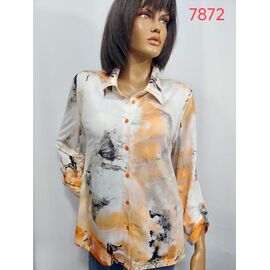 Фотография Рубашка женская 7872 white р.52-62 "LIDA" недорого оптом от прямого поставщика