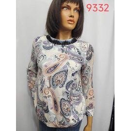 Фотография Свитер женский 9332 beige р.52-62 "LIDA" недорого оптом от прямого поставщика