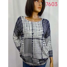 Фотография Свитер женский 7603 white р.3XL-4XL "LIDA" недорого оптом от прямого поставщика