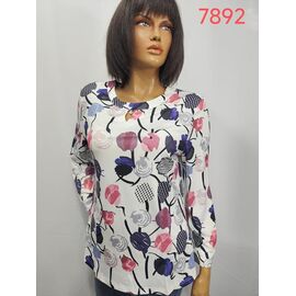 Фотография Свитер женский 7892 white р.52-62 "LIDA" недорого оптом от прямого поставщика