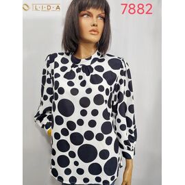 Фотография Свитер женский 7882 white р.52-62 "LIDA" недорого оптом от прямого поставщика