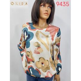 Фотография Свитер женский 9435 beige р.52-62 "LIDA" недорого оптом от прямого поставщика